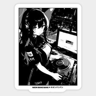 Japanese Anime Manga Streetwear - DJ Sticker